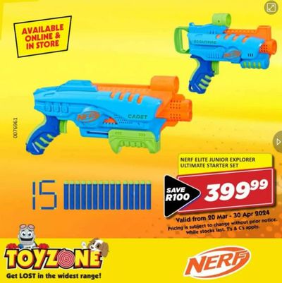 Babies, Kids & Toys offers in Benoni | sale in Toy Zone | 2024/03/28 - 2024/04/03