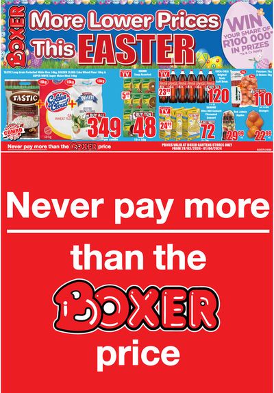 Boxer catalogue in Burgersfort | sale | 2024/03/28 - 2024/04/01