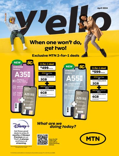 Electronics & Home Appliances offers in Sandton | MTN Catalog April in MTN | 2024/04/03 - 2024/04/30