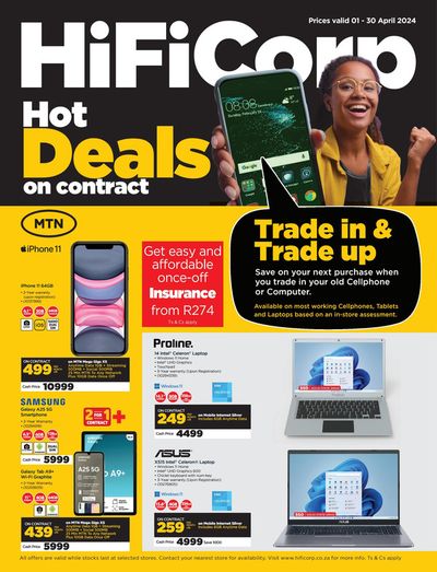 Electronics & Home Appliances offers in Pretoria | Catalogue HiFi Corp Until 30 April in HiFi Corp | 2024/04/03 - 2024/04/30