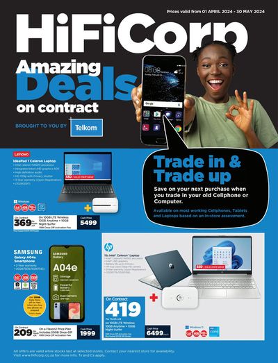 Electronics & Home Appliances offers in Randburg | Catalogue HiFi Corp Until 30 May in HiFi Corp | 2024/04/03 - 2024/05/30
