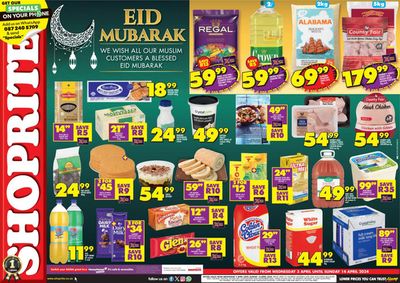 Groceries offers |  Shoprite Eid Low Prices Western Cape - 03 to 24 April in Shoprite | 2024/04/03 - 2024/04/24