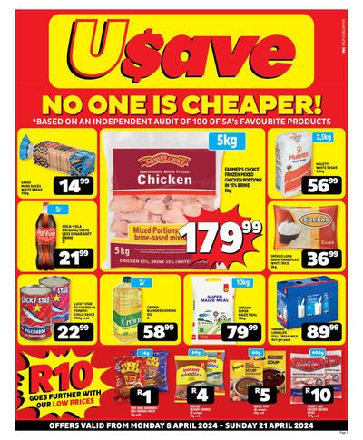 Usave catalogue in Cape Town | Usave Mid Month Leaflet Western Cape 08 - 21 April 2024 | 2024/04/08 - 2024/04/21