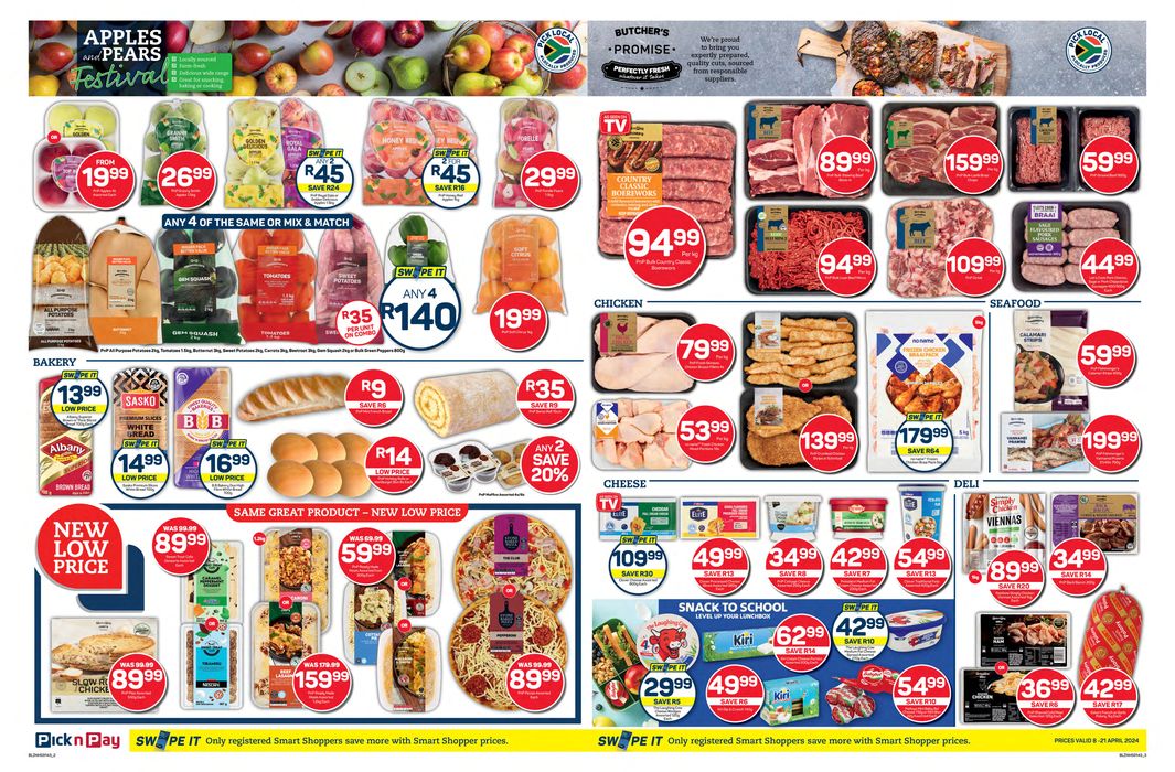 Pick n Pay catalogue in Mount Edgecombe | Pick n Pay weekly specials 08 - 21 April | 2024/04/08 - 2024/04/21