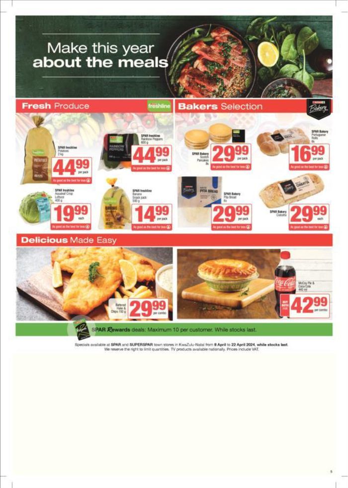 Spar catalogue in Pinetown | Store Specials 08 - 22 April | 2024/04/08 - 2024/04/22