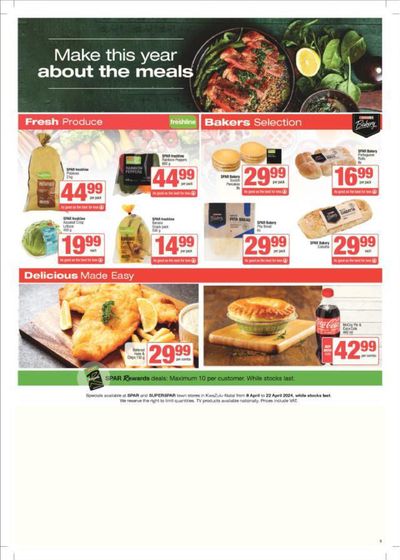 Spar catalogue in Pietermaritzburg | Store Specials 08 - 22 April | 2024/04/08 - 2024/04/22
