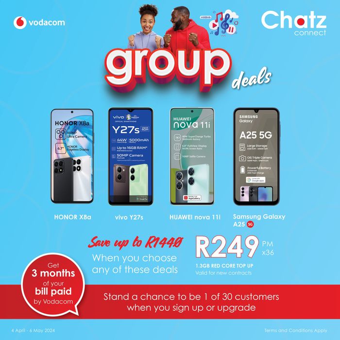 Chatz Connect catalogue in Bloemfontein | sale | 2024/04/08 - 2024/05/06