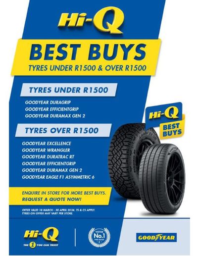 Cars, Motorcycles & Spares offers in Cape Town | sale in Hi-Q | 2024/04/08 - 2024/04/30