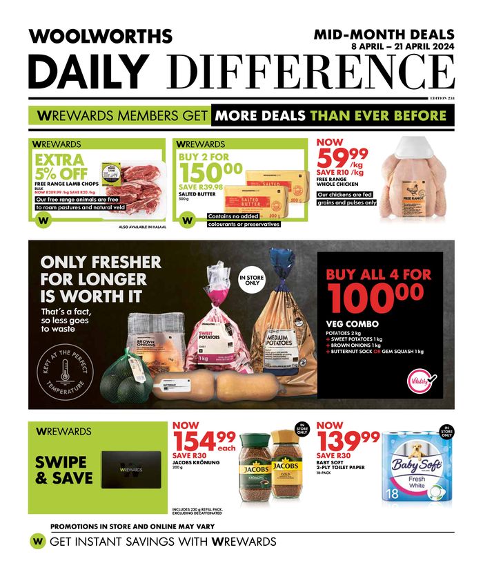Woolworths catalogue in Midrand | Catalog Woolworths Until 21 April | 2024/04/09 - 2024/04/21