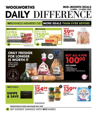 Clothes, Shoes & Accessories offers | Catalog Woolworths Until 21 April in Woolworths | 2024/04/09 - 2024/04/21