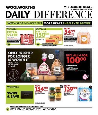 Clothes, Shoes & Accessories offers | Catalog Woolworths Until 21 April 2024 in Woolworths | 2024/04/09 - 2024/04/21