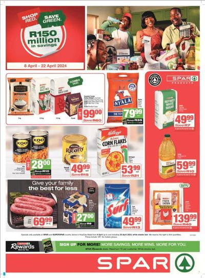 Groceries offers in Newcastle | Store Specials Until 22 April in Spar | 2024/04/09 - 2024/04/22