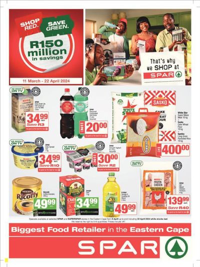 Groceries offers in King William's Town | Store Specials Until 22 April 2024 in Spar | 2024/04/09 - 2024/04/22