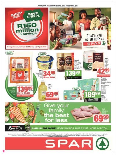 Groceries offers in Musina | Store Specials Until 22 April in Spar | 2024/04/09 - 2024/04/22