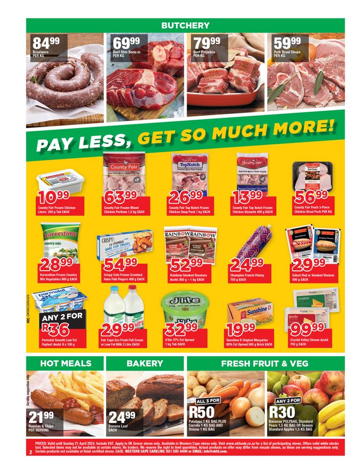 OK Grocer catalogue in Cape Town | OK Grocer weekly specials 10 - 21 April | 2024/04/10 - 2024/04/21