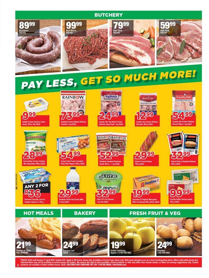 OK Grocer catalogue in East London | OK Grocer weekly specials 10 - 21 April | 2024/04/10 - 2024/04/21