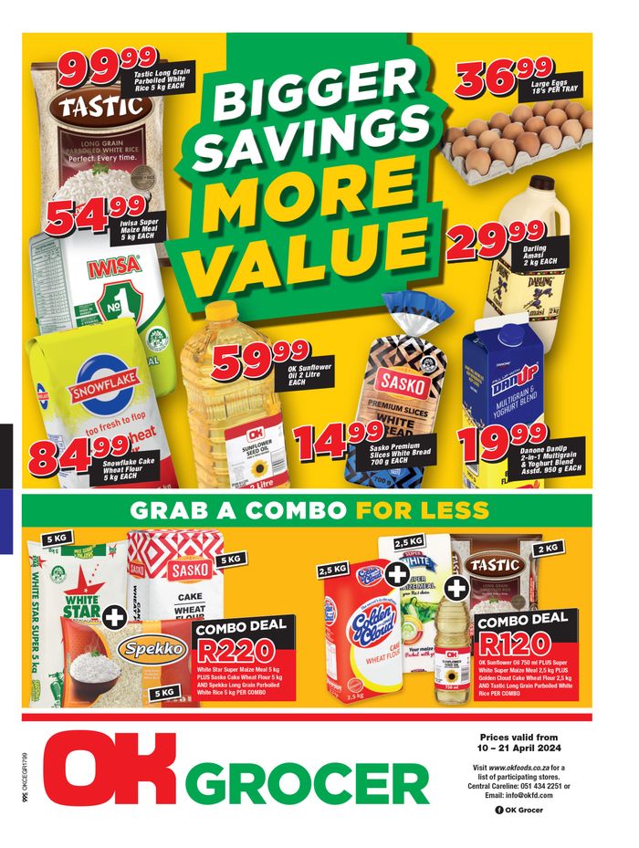 OK Grocer catalogue in Santoy | OK Grocer weekly specials 10 - 21 April | 2024/04/10 - 2024/04/21