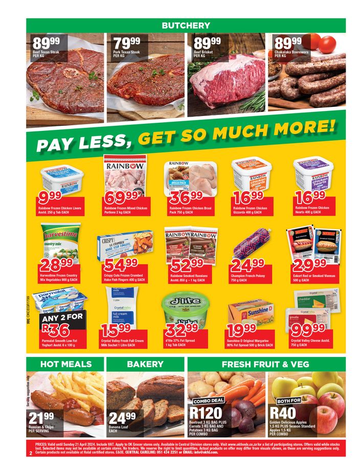 OK Grocer catalogue in Santoy | OK Grocer weekly specials 10 - 21 April | 2024/04/10 - 2024/04/21
