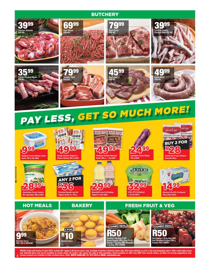 OK Grocer catalogue in Germiston | OK Grocer weekly specials 10 - 21 April | 2024/04/10 - 2024/04/21