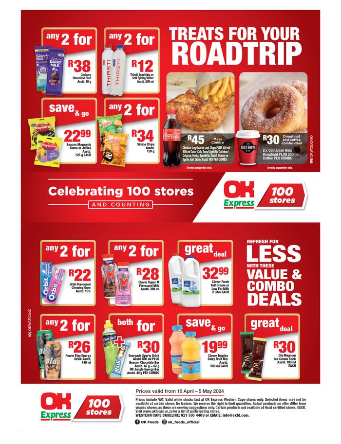 OK Express catalogue in Bellville | Ok Express weekly specials 10 April - 05 May | 2024/04/10 - 2024/05/05