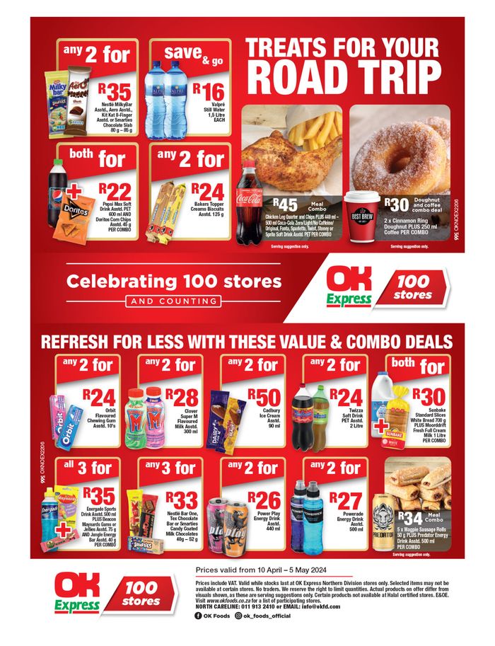OK Express catalogue in Nelspruit | Ok Express weekly specials 10 April - 05 May | 2024/04/10 - 2024/05/05
