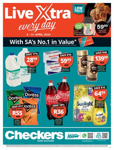 Groceries offers in Springs | Live Xtra Every Day in Checkers Hyper | 2024/04/11 - 2024/04/21