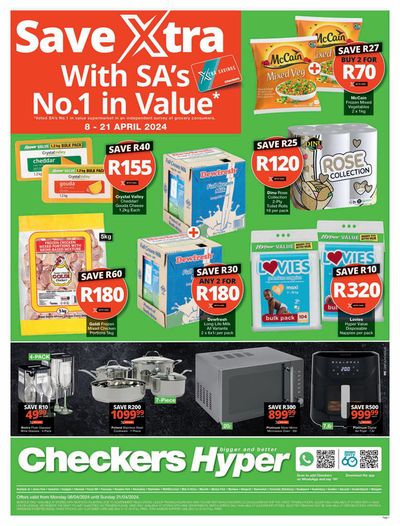 Checkers Hyper catalogue in Pretoria | Save Xtra | 2024/04/11 - 2024/04/21