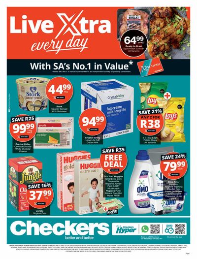Checkers Hyper catalogue in Bloemfontein | Live Xtra Every Day | 2024/04/11 - 2024/04/21