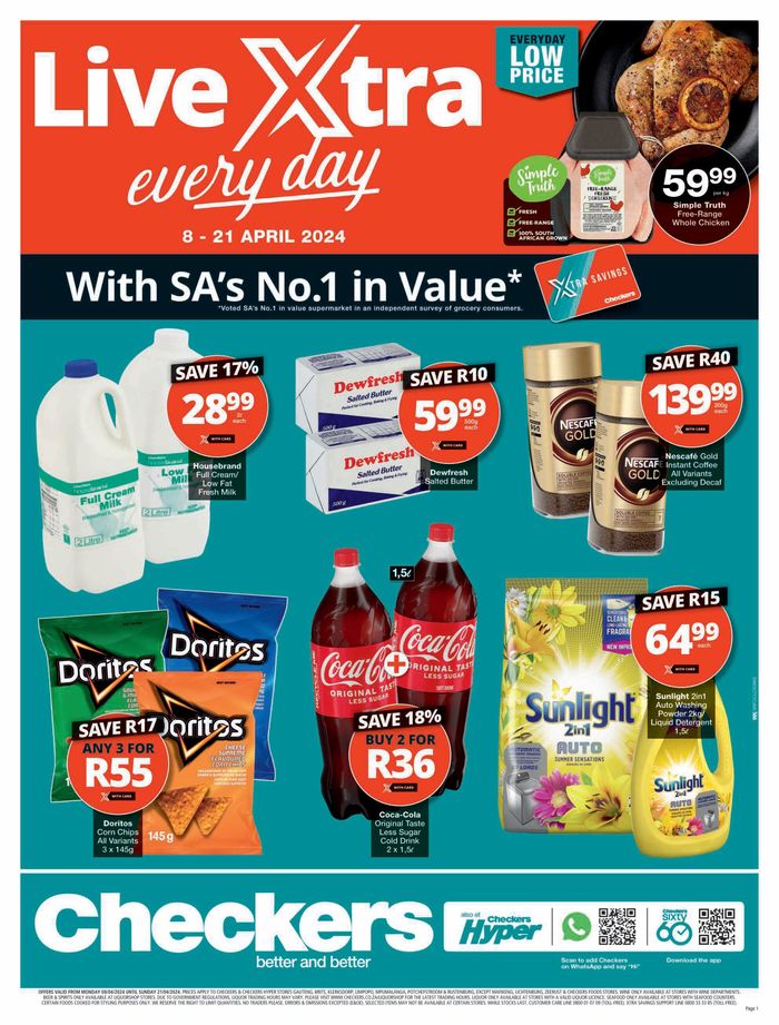 Checkers catalogue in Alberton | Live Xtra Every Day | 2024/04/11 - 2024/04/21