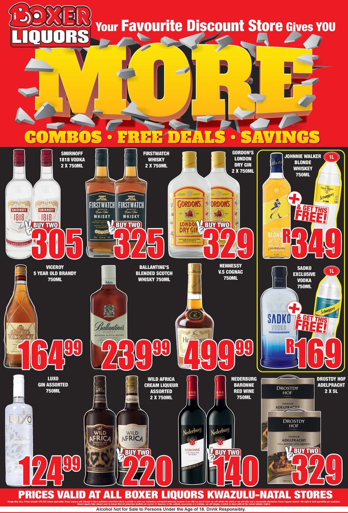 Boxer Liquors catalogue in Pietermaritzburg | KZN April MM Liquor Until 21 April 2024 | 2024/04/11 - 2024/04/21