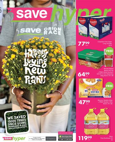 Save Hyper catalogue in Pietermaritzburg | Save Hyper weekly specials 11 - 20 April 2024 | 2024/04/11 - 2024/04/20