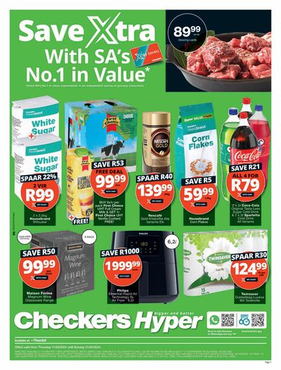 Checkers Hyper catalogue | Checkers Hyper weekly specials 11 - 21 April 2024 | 2024/04/11 - 2024/04/21