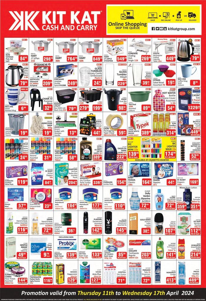 KitKat Cash and Carry catalogue in Daveyton | KitKat Cash and Carry weekly specials 11 - 17 APRIL | 2024/04/11 - 2024/04/17