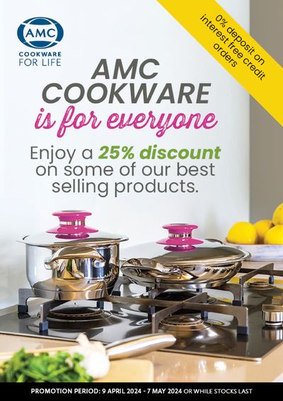 Electronics & Home Appliances offers in Mqanduli | sale in AMC Cookware | 2024/04/11 - 2024/05/07