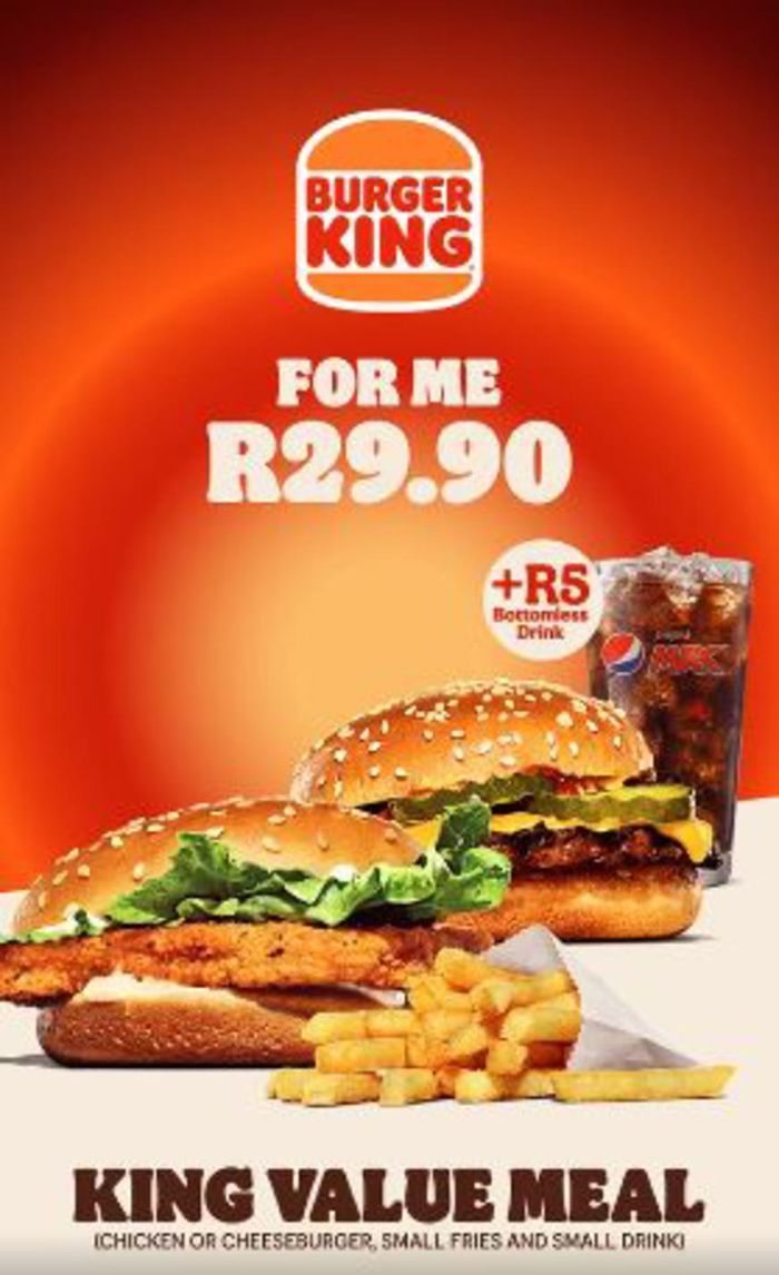 Burger King catalogue in Johannesburg | sale | 2024/04/11 - 2024/04/30