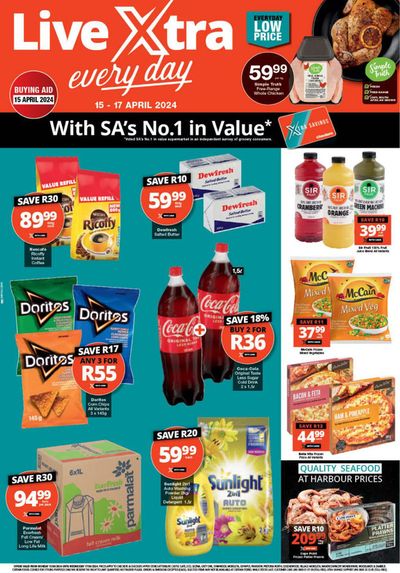 Groceries offers in Boksburg | Checkers Xtra Savings 15 April - 17 April in Checkers Hyper | 2024/04/15 - 2024/04/17