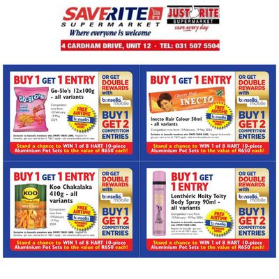Saverite catalogue in Pretoria | sale | 2024/04/15 - 2024/04/21