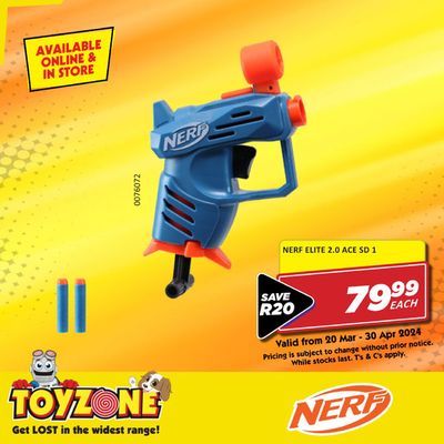 Toy Zone catalogue in Pretoria | sale | 2024/04/16 - 2024/04/30