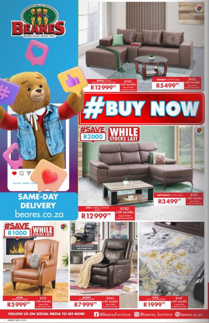 Beares catalogue in Mamelodi | sale | 2024/04/16 - 2024/05/18