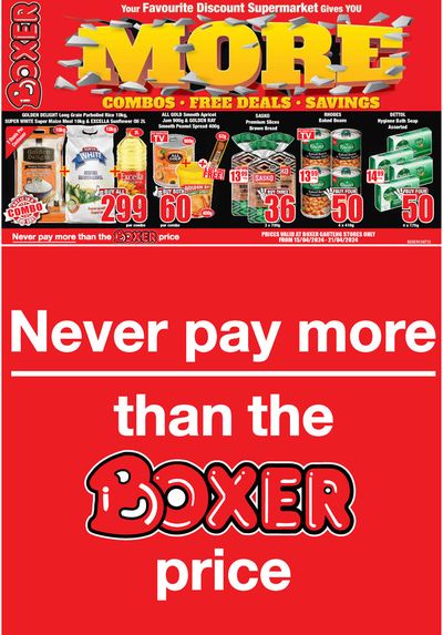 Boxer catalogue in Port Elizabeth | sale | 2024/04/16 - 2024/04/21