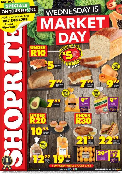Shoprite catalogue in Port Elizabeth | Shoprite Market Day Deals Valid 17 April | 2024/04/17 - 2024/04/17