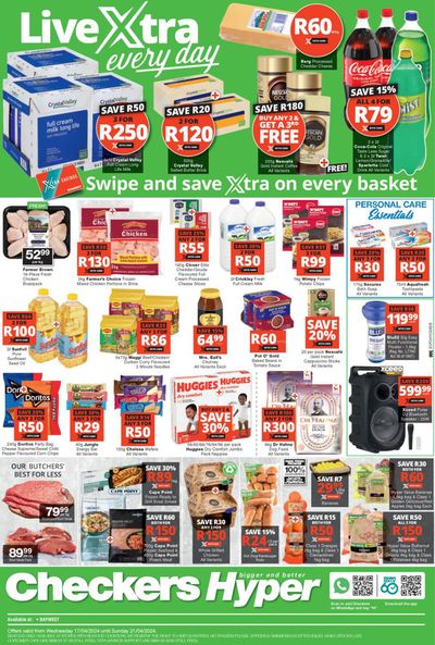 Checkers Hyper catalogue in Port Elizabeth | Checkers Hyper Baywest Xtra Savings 17 April - 21 April | 2024/04/17 - 2024/04/21