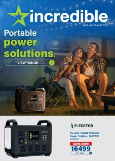 Electronics & Home Appliances offers in Brits | sale in Incredible Connection | 2024/04/17 - 2024/04/30