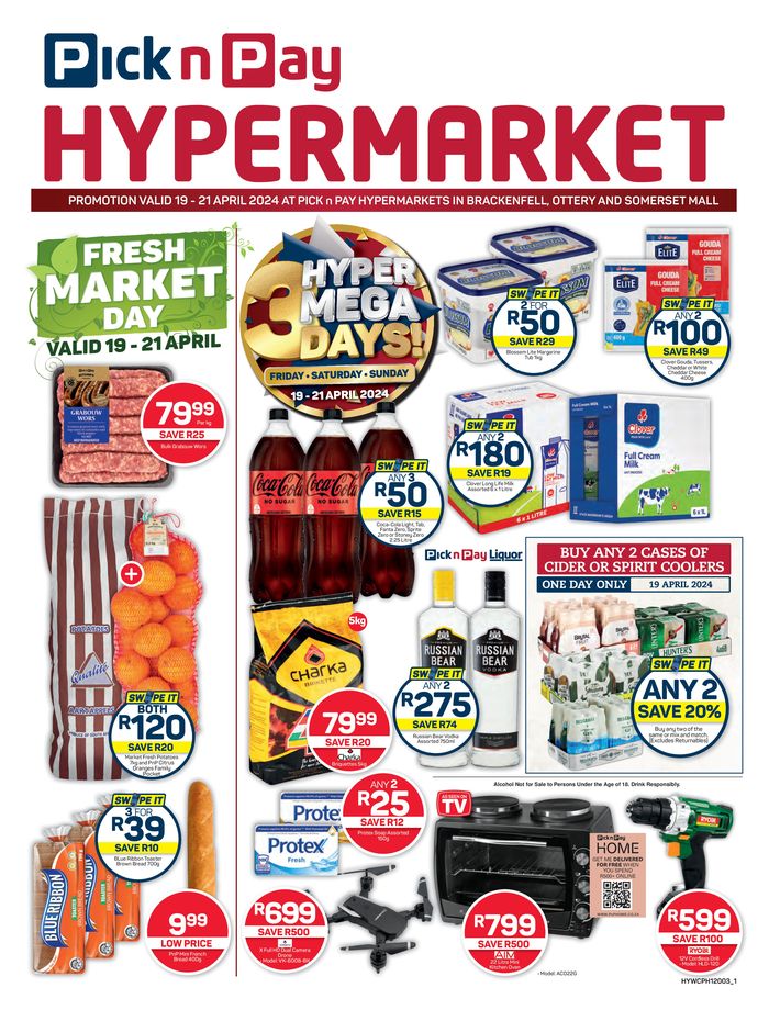 Pick n Pay Hypermarket catalogue in Brackenfell | Pick n Pay Hypermarket weekly specials | 2024/04/18 - 2024/04/21