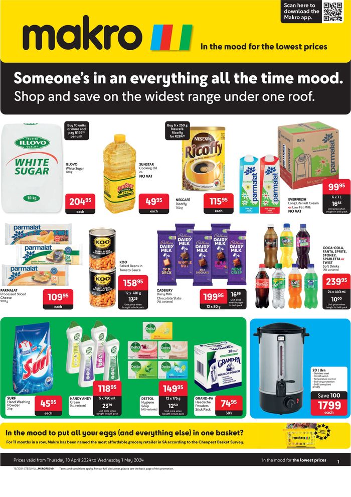 Makro catalogue in Centurion | Food Month | 2024/04/18 - 2024/05/01