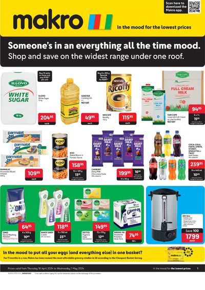 Makro catalogue in Cape Town | Food Month | 2024/04/18 - 2024/05/01
