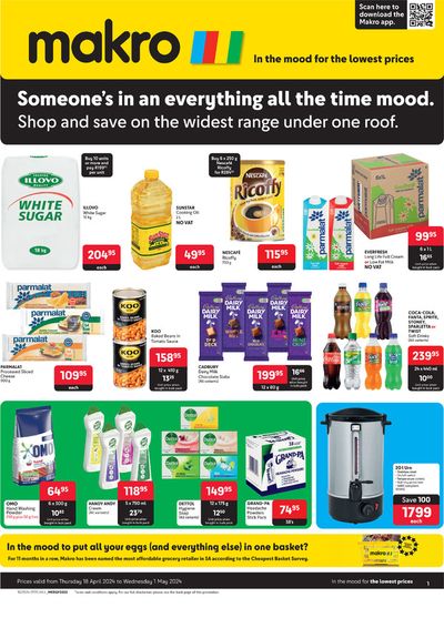 Groceries offers in Ibhayi | Food Month in Makro | 2024/04/18 - 2024/05/01