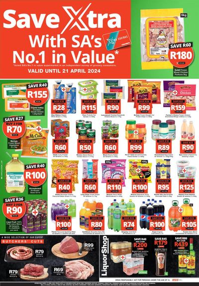 Groceries offers in Emalahleni | Checkers Hyper Xtra Savings Until 21 April in Checkers Hyper | 2024/04/18 - 2024/04/21