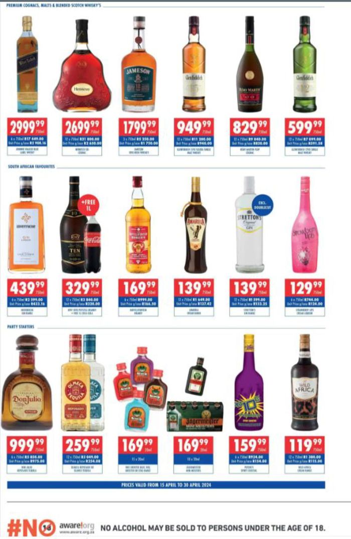 Ultra Liquors catalogue in Westville | sale | 2024/04/18 - 2024/04/30
