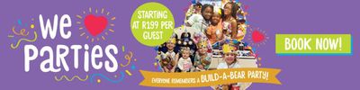 Babies, Kids & Toys offers in Boksburg | sale in Build-A-Bear | 2024/04/18 - 2024/04/26